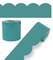 Carson Dellosa We Belong 65ft Teal Bulletin Board Borders, Roll of Sea Glass Scalloped Border Trim, Boho Classroom Bulletin Board, White Board, Cork Board, Poster Board, Office Décor, Classroom Décor